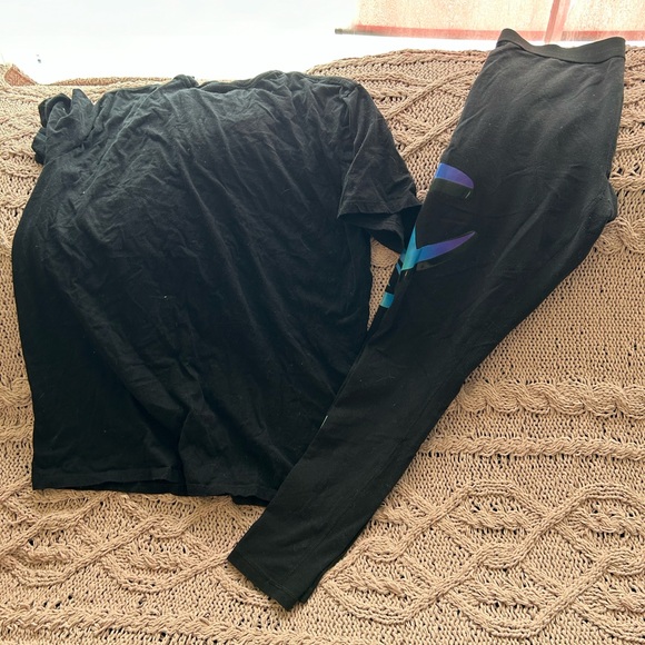 Coca Cola rainbow shirt and leggings. - Picture 2 of 4